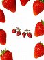 Pendientes Racimo Fresas